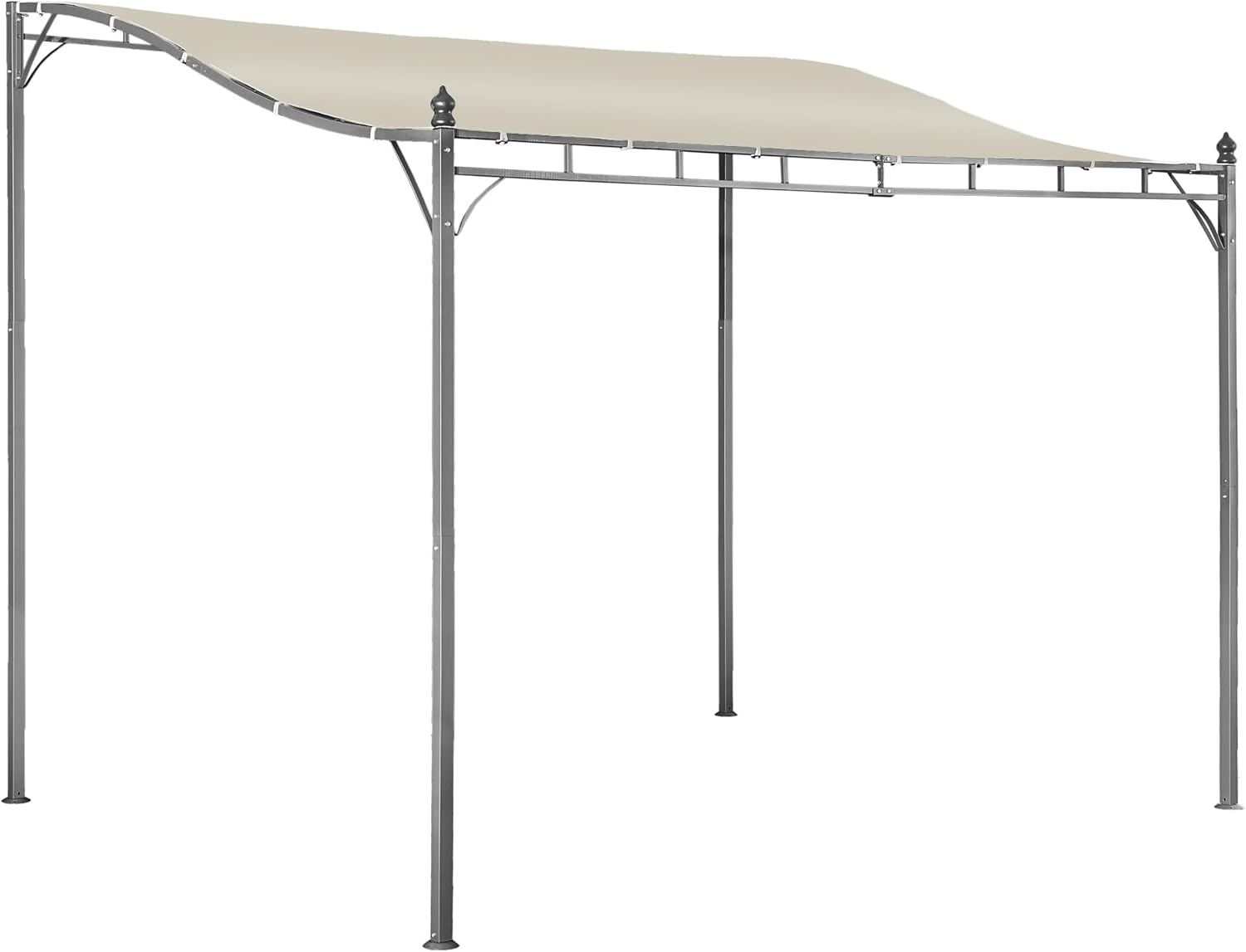 2.9 x 2.5m Pergola Gazebo with Metal Frame