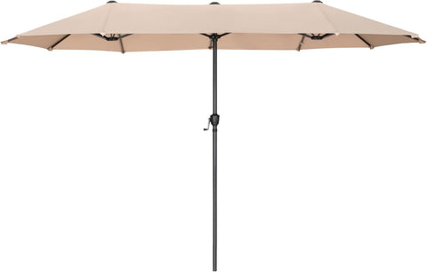 2×3.8m Garden Parasol Umbrella for Sun Protection Patio Outdoor Umbrella Waterproof with Crank