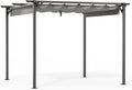 Aluminium Pergola with Retractable Roof Canopy