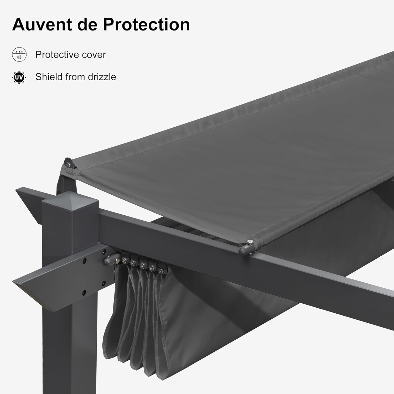 3 X 3 m Retractable Pergola