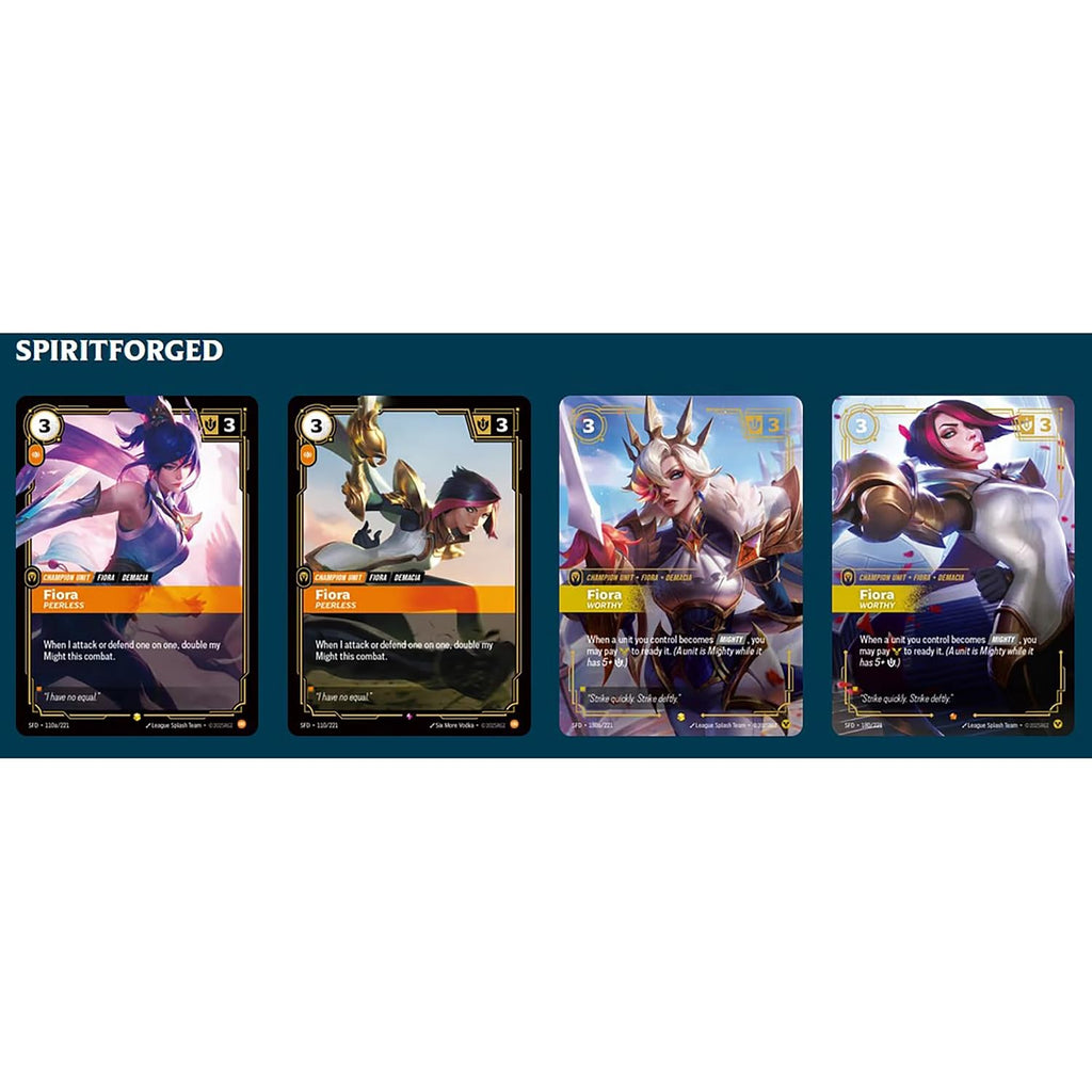 Lotus | Riftbound: League of Legends TCG Spiritforged - Talia Bohaterów: Fiora - Gotowa do gry