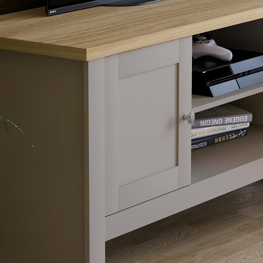 TV Unit Cabinet Stand Sideboard Entertainment Living room (Grey