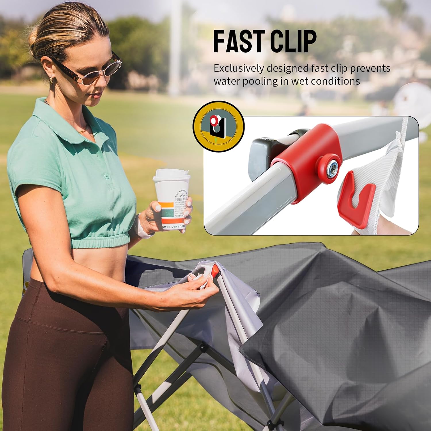 3m × 3m Pop-Up Gazebo with 4 Waterproof Side Panels