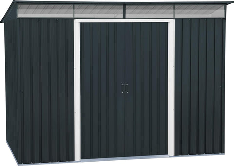 TOP Pent Roof Skylight 8 x 6 (4.86 m2) Metal Garden Shed