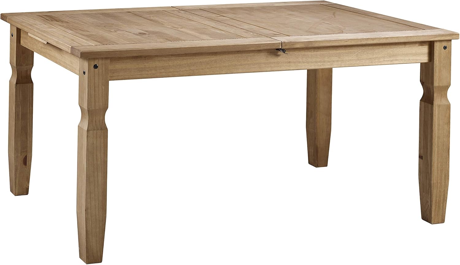 Corona Large Extending Dining Table &amp; 6 Chairs Set Solid Wood Pine Wooden Large Kitchen Mexican Style 76cm High 160/200cm Wide 91cm Deep