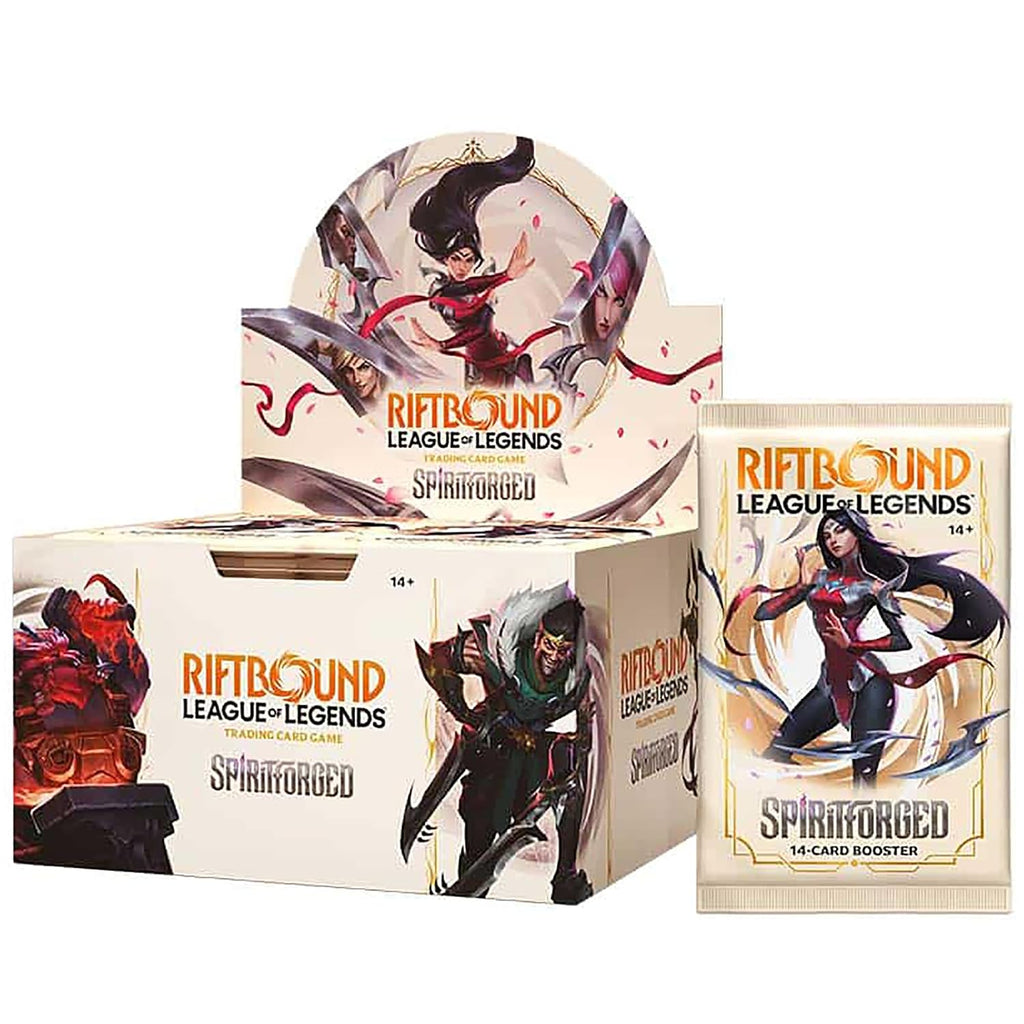 Lotus | Riftbound: League of Legends TCG Spiritforged – Ekspozytor z boosterami – 24 Pakiety Boosterów