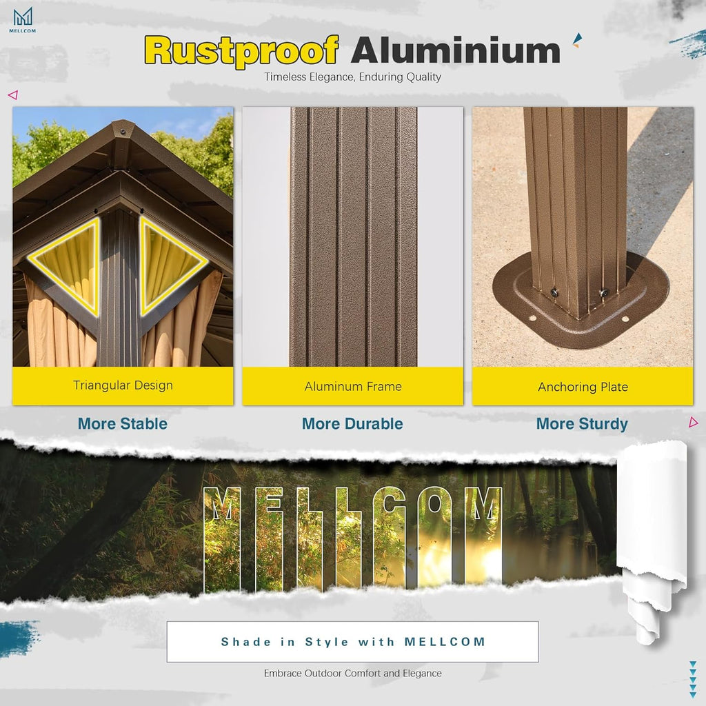 3x3M Hardtop Gazebo
