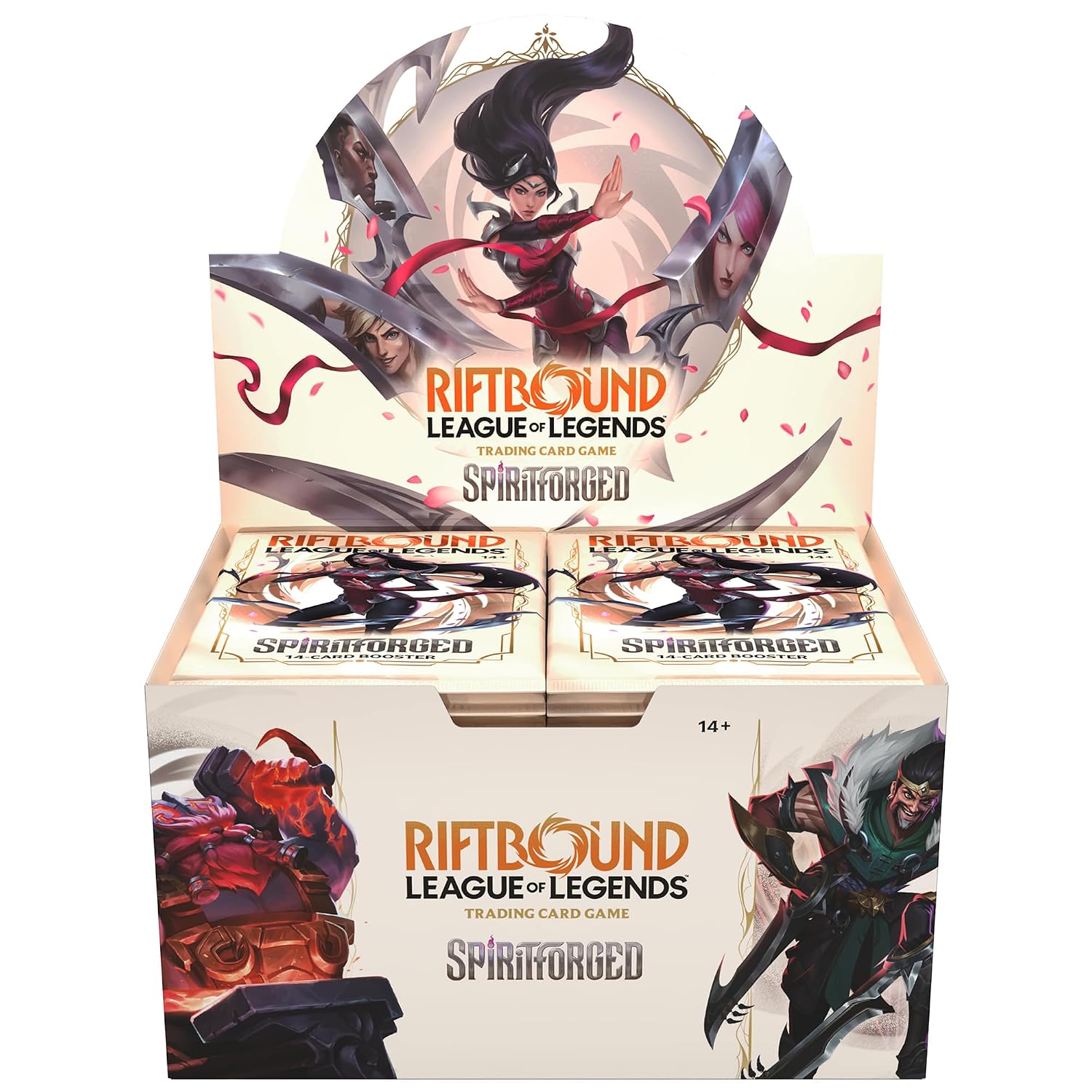 Lotus | Riftbound: League of Legends TCG Spiritforged – Ekspozytor z boosterami – 24 Pakiety Boosterów
