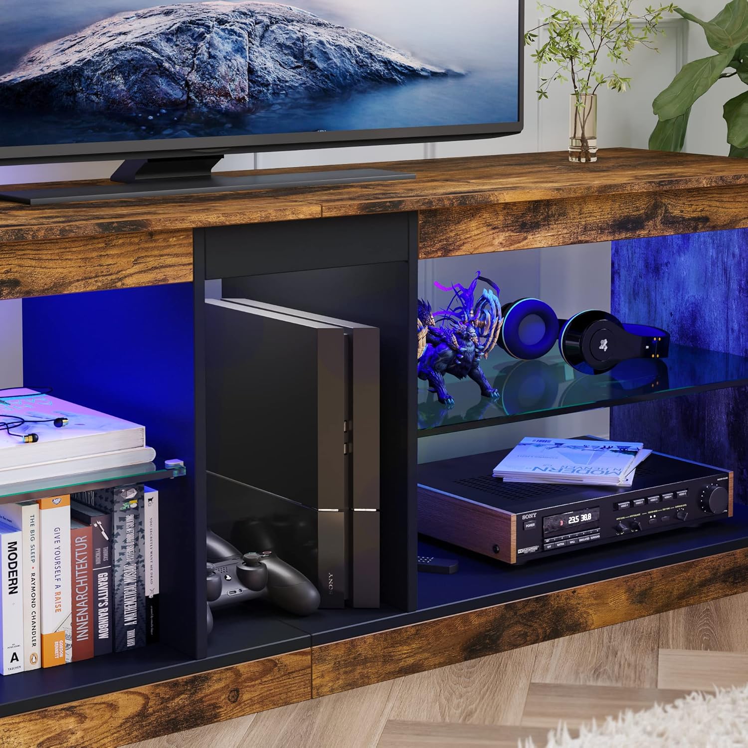 140cm LED TV Stand & Entertainment Cabinet