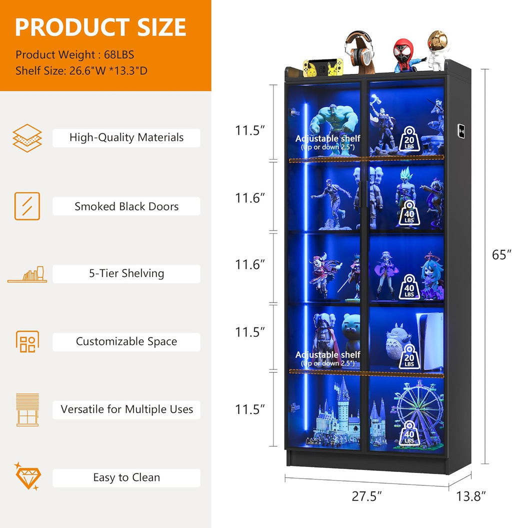 Cabinet with 2 Acrylic Doors
