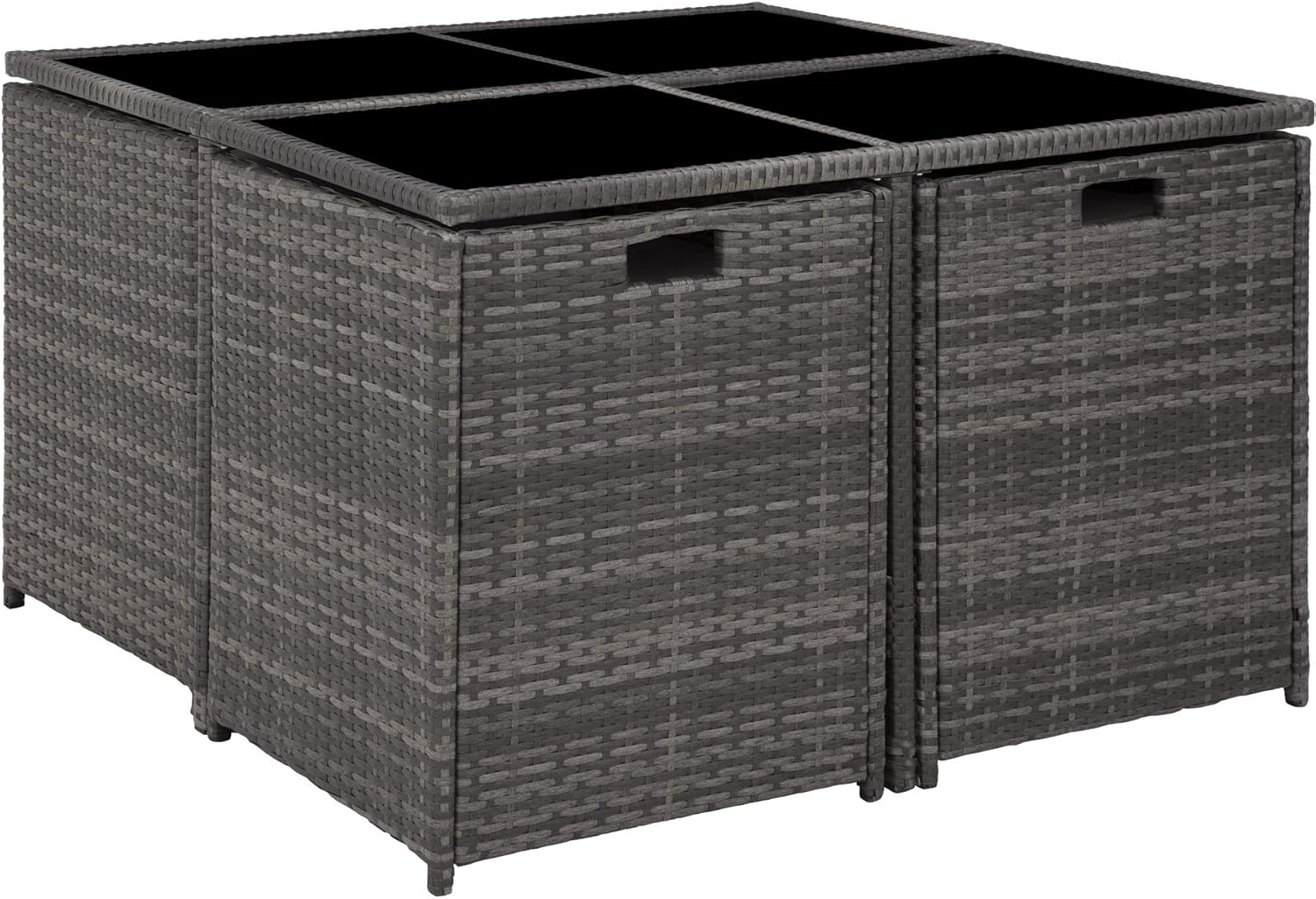 Garden Furniture Set with Aluminium Base