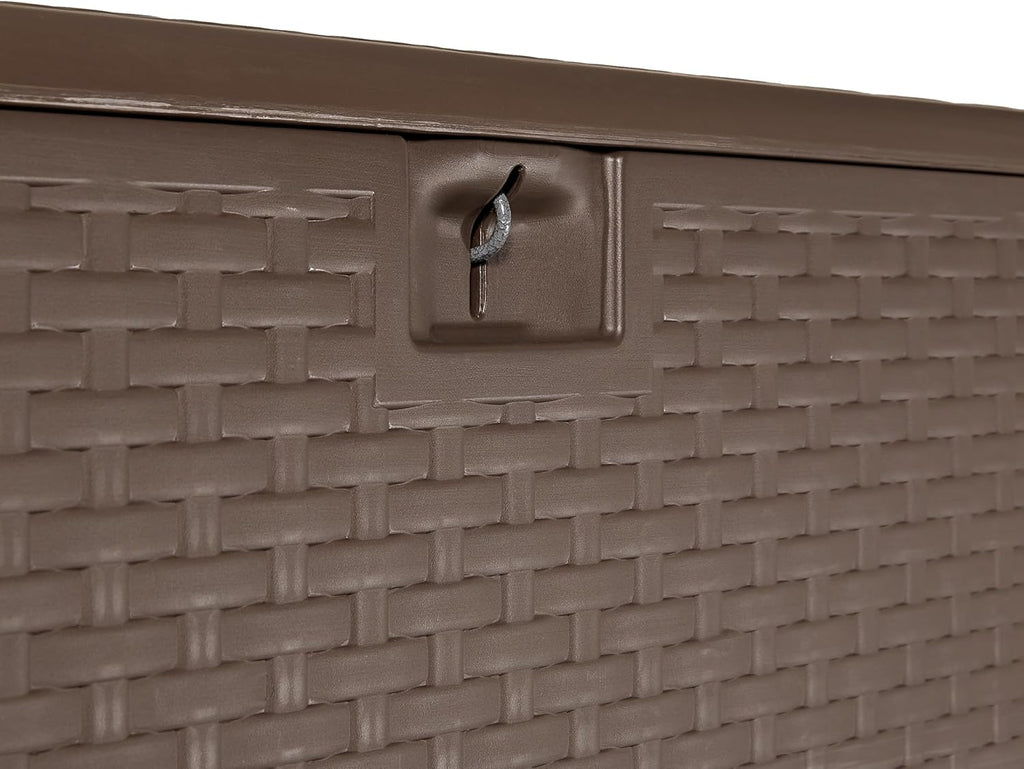 Garden Storage Box with Lockable Lid