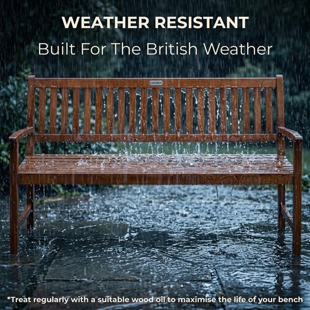 3 Seater Wooden Garden Bench
