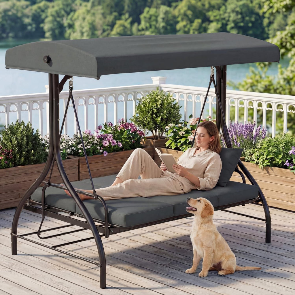 3 Seater Garden Swing