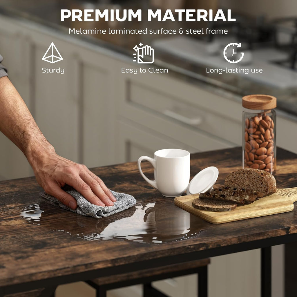 5-Piece Breakfast Bar Table and Stools Set