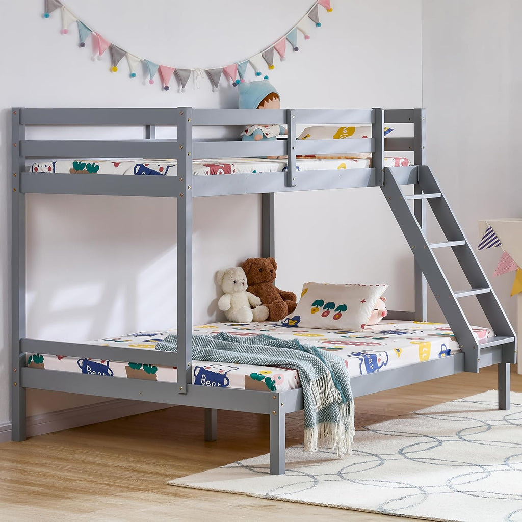 Bunk Bed Frame with Ladder