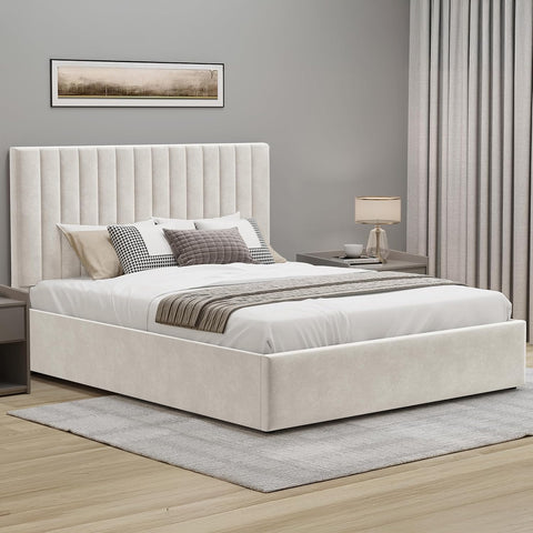 Ottoman Bed Frame Gas Lift Up Storage Bed